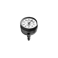 RELOJ COMPARADOR CON VASTAGO PERPENDICULAR AL CUADRANTE, GRAD. 0.01 MM., RANGO 5 MM.