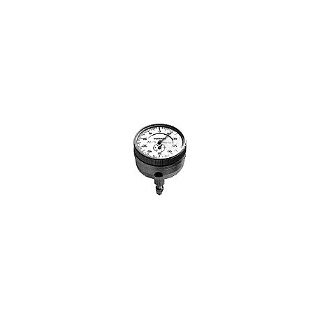 RELOJ COMPARADOR CON VASTAGO PERPENDICULAR AL CUADRANTE, GRAD. 0.01 MM., RANGO 5 MM.